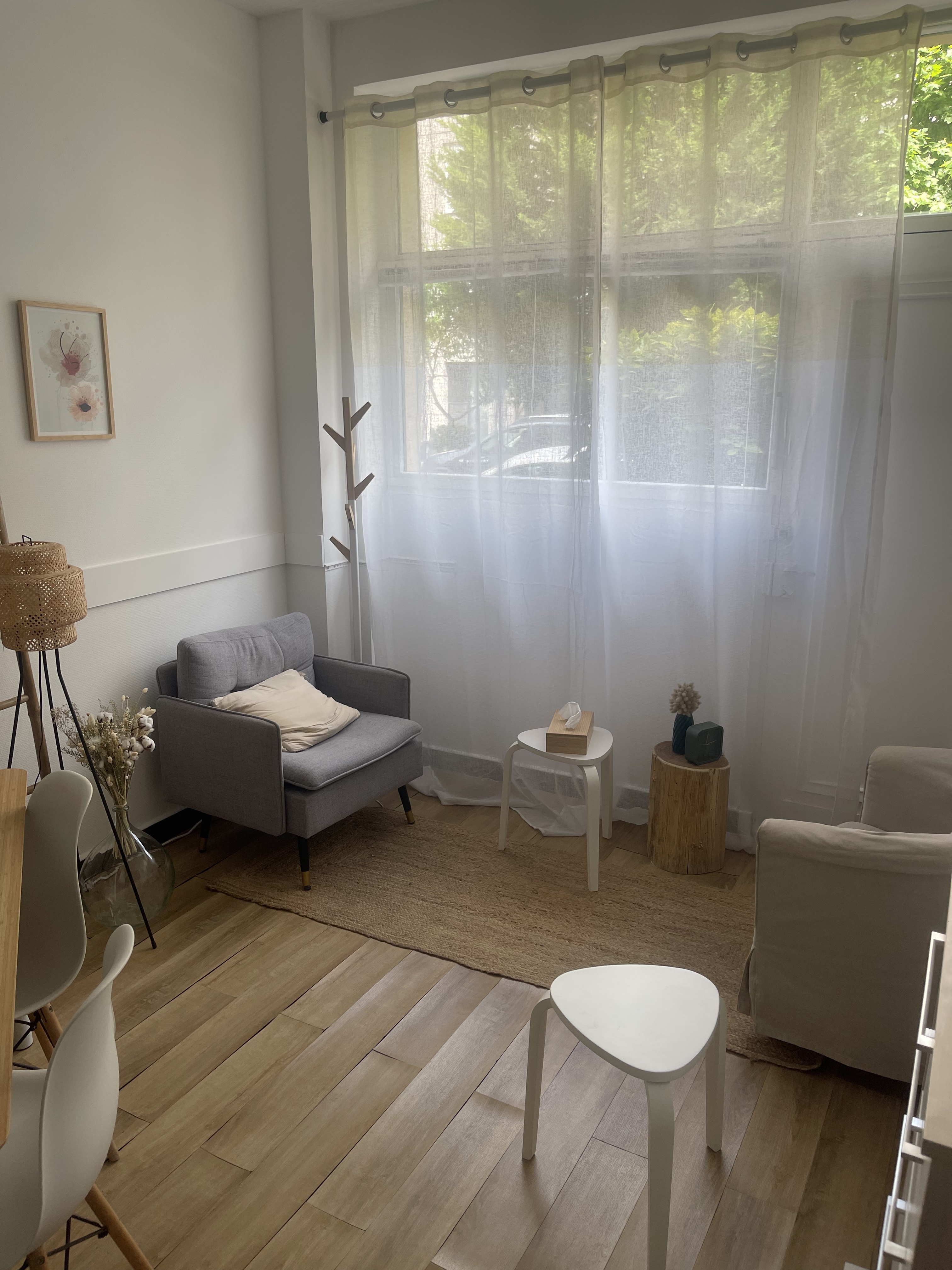 Bureau de consultation du cabinet de psychologie à Lyon 6